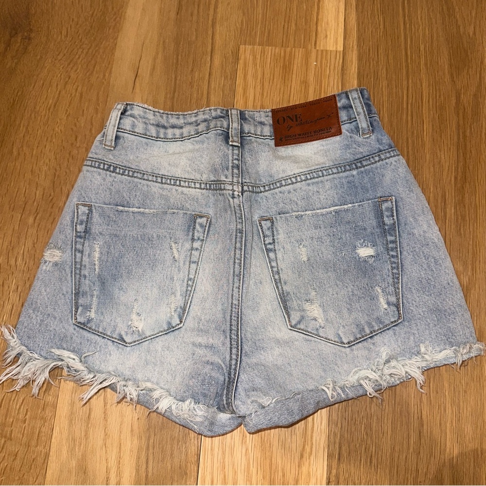 One Teaspoon High Waist Bonita Denim Shorts | Sz: 23